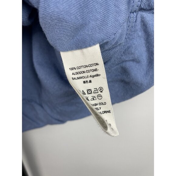 We The Free Light Blue Off The Shoulder Short Sleeve Ruffle Crop Top Size L - Picture 4 of 5